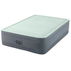 Надувная кровать Intex PremAire Elevated Airbed (64904) светло-темно-серый