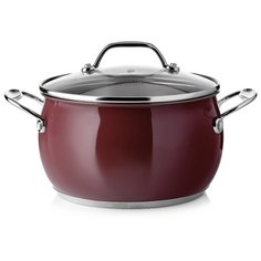 Кастрюля Esprado Turia Marsala 3 л, серебристый/бордо