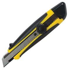 BRAUBERG Нож универсальный 235402 18 мм желтый/черный