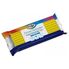 Пластилин ГАММА Классический желтый 250 г (270818_03) Gamma