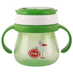 Поильник с трубочкой Happy Baby 14012, 250 мл grass