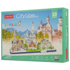 Пазл CubicFun Достопримечательности Баварии (MC267h), 178 дет.