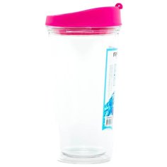 Frybest Стакан Acqua Nice 500 мл прозрачный/розовый