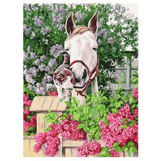 Белоснежка Картина по номерам "Нежная привязанность" 30х40 см (3075-CS)