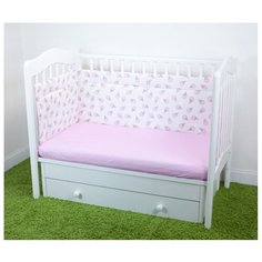 Magic City бортик Розовый десерт 30x60 белый/розовый