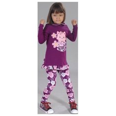 Туника Fleur de Vie размер 128, фиолетовый