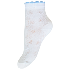 Носки Брестские размер 11-12, белый-бл.голубой