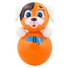 Неваляшка Котовские неваляшки Собачка (6C-026) 22 см оранжевый