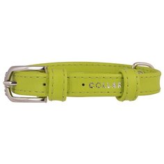 Ошейник COLLAR Glamour без украшений 3256 21-29 см лайм