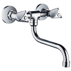 Смеситель для кухни (мойки) Ростовская Мануфактура Сантехники SL119-361 двухрычажный хром