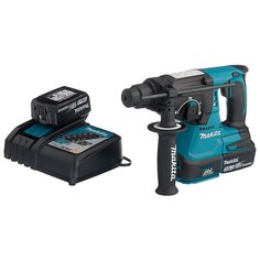 Перфоратор аккумуляторный Makita DHR242RFE 3.0Ач х2 кейс Li-Ion 18 В (2.4 Дж)