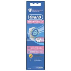 Насадка Oral-B Sensitive Clean + Sensi UltraThin, белый, 2 шт
