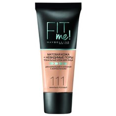 Maybelline Тональный крем Fit Me, 30 мл, оттенок: 111 Ванильно-розовый