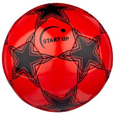Футбольный мяч START UP E5121 красный/черный 5