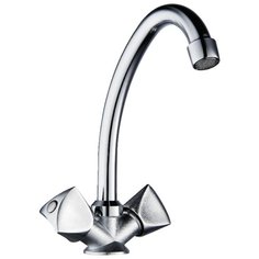 Смеситель для кухни (мойки) Ростовская Мануфактура Сантехники SL119-271 двухрычажный хром
