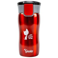 Термокружка elGusto Corsa Кто сказал Мяу? (0,35 л) красный