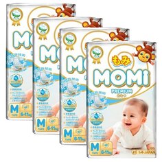 Momi подгузники Premium M (6-11 кг) 240 шт.