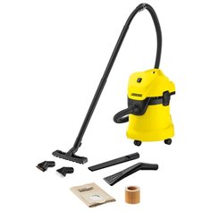 Профессиональный пылесос KARCHER WD 3 Car 1000 Вт желтый