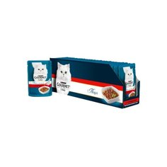 Корм для кошек Gourmet Перл Соус Де-люкс с говядиной 24шт. х 85 г (кусочки в соусе)