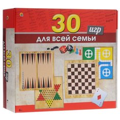 Набор настольных игр Рыжий кот 30 игр в 1 ИН-0137