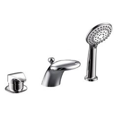 Смеситель для ванны с душем Bravat Cobra F5140197CP-1 однорычажный лейка в комплекте хром