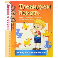 Наумова О. "Тренируем память. Подбери правильную тень" Газетный Мир Слог