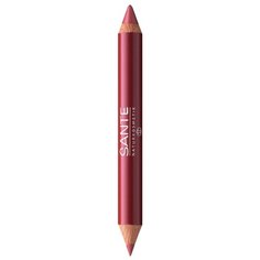 Sante Naturkosmetik помада-карандаш для губ 2 в 1 Lip Duo Contour & Gloss, оттенок 02 natural look