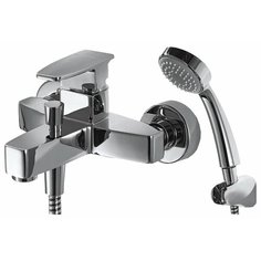 Смеситель для ванны с душем Bravat Riffle F672106C-B однорычажный лейка в комплекте хром