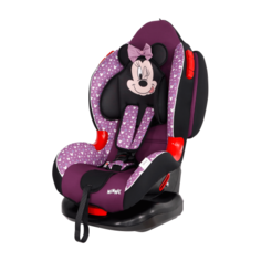 Автокресло группа 1/2 (9-25 кг) Siger Disney Кокон isofix, Минни Маус звезды