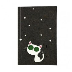 Обложка для паспорта Mitya Veselkov Кошка и звезды OK216, Принт
