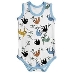 Боди Веселый Малыш размер 68, белый