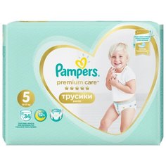 Pampers Premium Care трусики 5 (12-17 кг) 34 шт.
