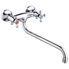 Смеситель для кухни (мойки) Ростовская Мануфактура Сантехники SL71-361 двухрычажный хром