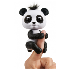 Интерактивная игрушка робот WowWee Fingerlings Панда в блестках дрю