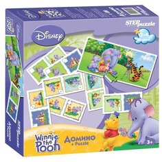 Настольная игра Step puzzle Домино Медвежонок Винни и Слонотоп (Disney)
