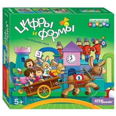 Развивающая игра Step puzzle Умные кубики. Цифры и формы