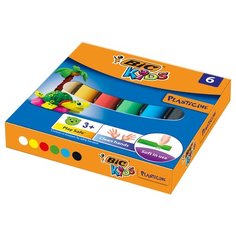 Пластилин BIC Kids 6 цветов, 60 г (947712)