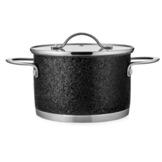 Кастрюля Esprado Espacio 3,9 л, стальной/черный