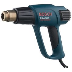 Профессиональный строительный фен BOSCH GHG 660 LCD Professional nozzle x5 Case