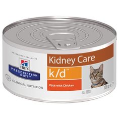 Корм для кошек Hills Prescription Diet при проблемах с почками, с курицей 156 г