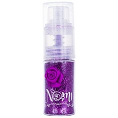 Пудра с блестками Nomi Сверкающая фиалка