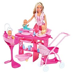 Набор кукол Steffi Love Штеффи с 3 малышами, 29 см, 5733212029 Simba