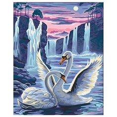 Мосфа Картина по номерам "Лебединая нежность" 40х50 см (7C-0271)