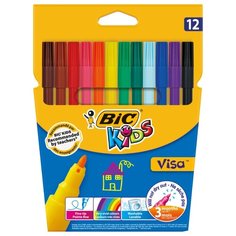BIC Фломастеры "Visa" 12 шт. (888695) разноцветные