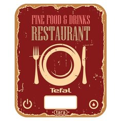 Кухонные весы Tefal BC5104V1 красный