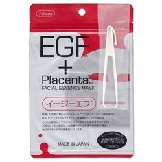 Japan Gals маска Placenta + EGF фактор, 7 шт.