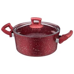 Кастрюля КАТЮША Классика 8020-400 3,1 л, красный гранит