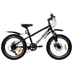 Подростковый горный (MTB) велосипед FORWARD Unit 20 3.0 Disc (2019) черный 10.5" (требует финальной сборки)