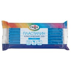 Пластилин ГАММА Классический синий 250 г (270818_05) Gamma