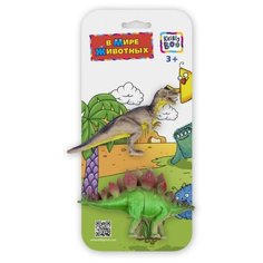 Фигурки Kribly Boo В мире животных - Аллозавр и Стегозавр 63987